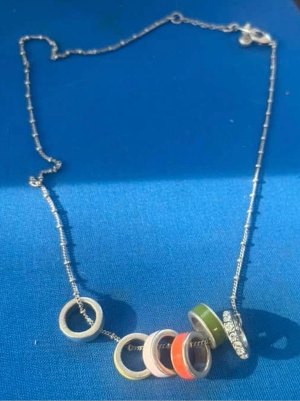 CAbi charm necklace - charm rings are removable. - Picture 9 of 11